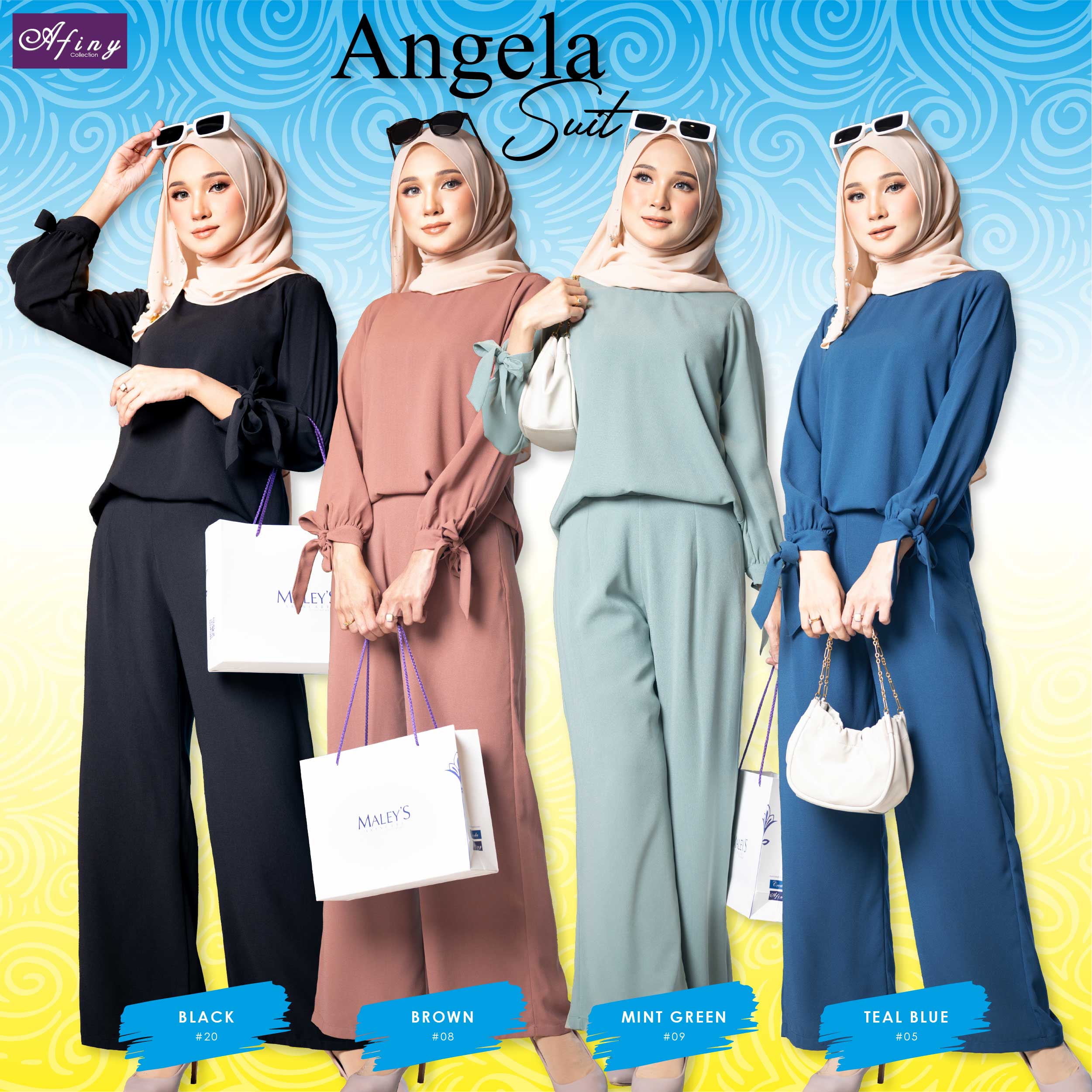 ANGELA SUIT - NEW Muslimah Suit launched